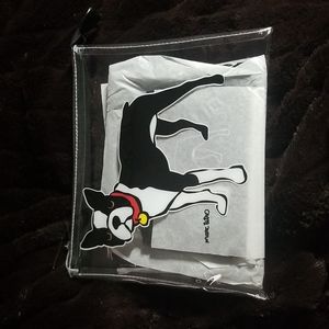 Marc Tetro 3pc. Bag set new with tags clear & black glittery